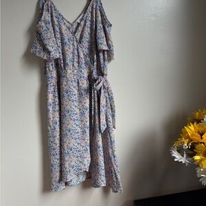 Floral Wrap Dress